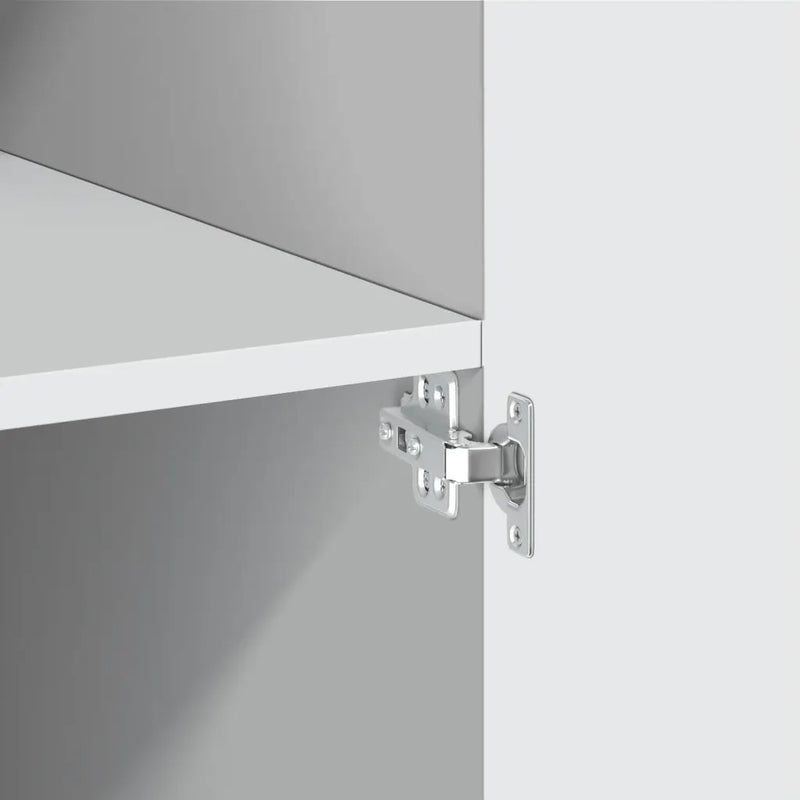 Highboard White 80x42.5x249 cm Engineered Wood