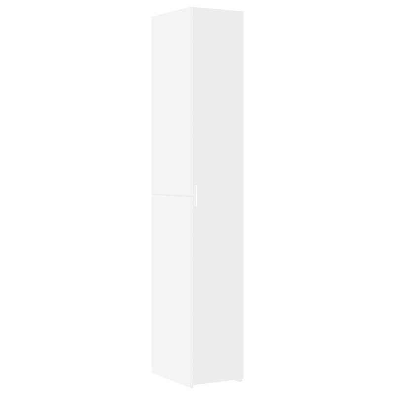 Highboard White 30x42.5x185 cm Engineered Wood