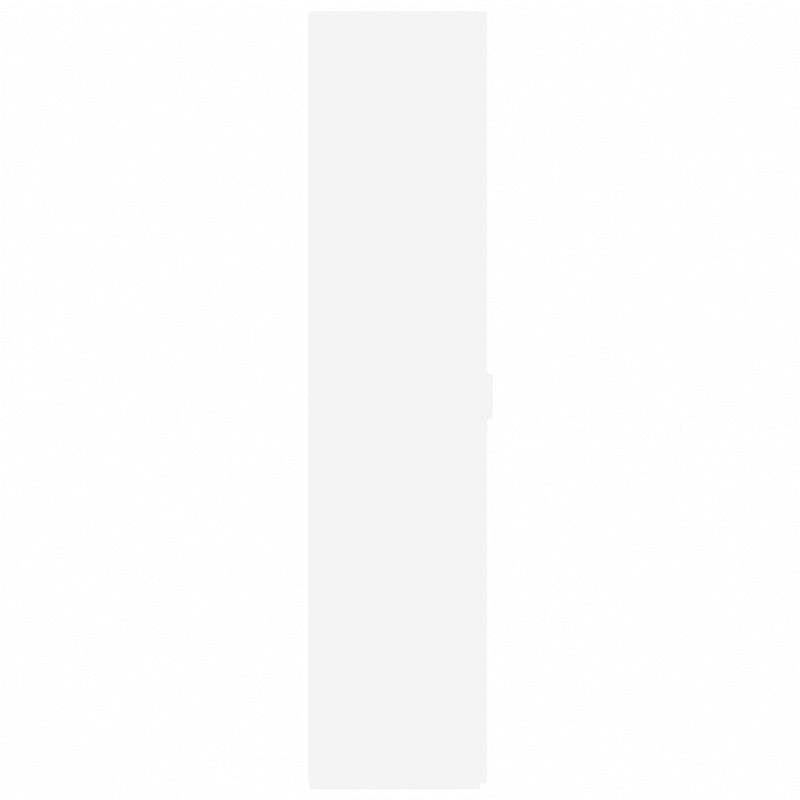Highboard White 40x42.5x185 cm Engineered Wood