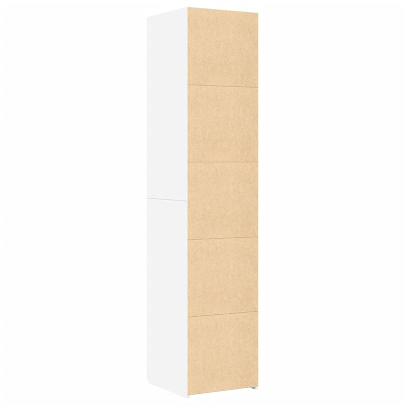 vidaXL Highboard White 40x42.5x185 cm Engineered Wood