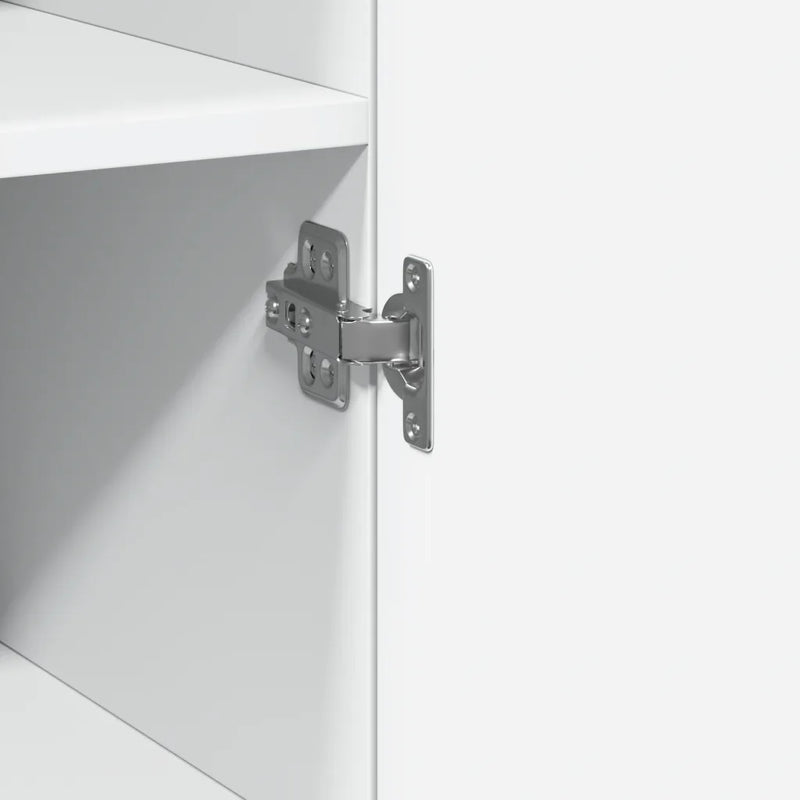 Highboard White 40x42.5x185 cm Engineered Wood