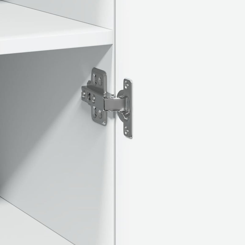 vidaXL Highboard White 40x42.5x185 cm Engineered Wood