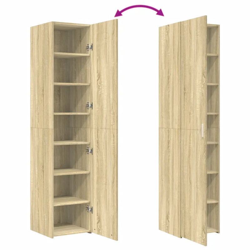 Highboard Sonoma Oak 40x42.5x185 cm Engineered Wood