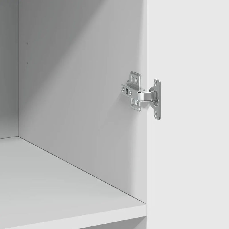 Highboard White 70x42.5x185 cm Engineered Wood