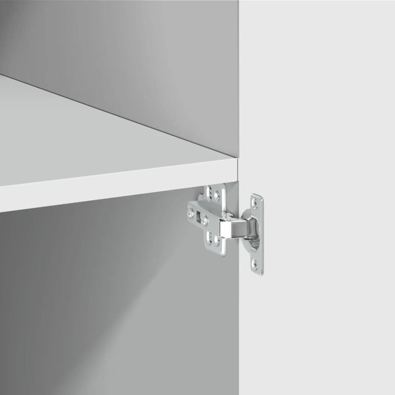 vidaXL Highboard White 80x42.5x185 cm Engineered Wood