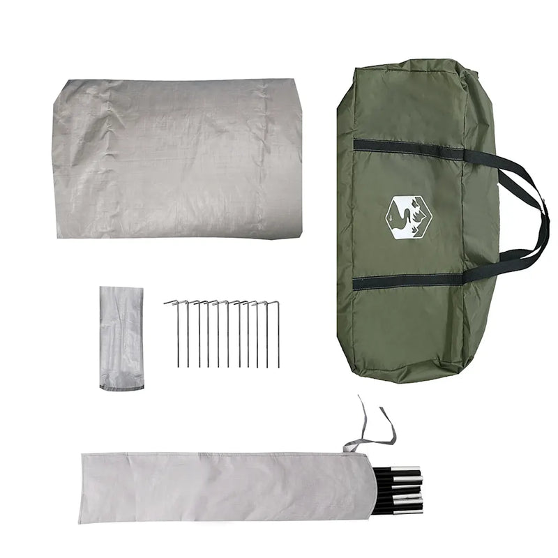Fishing Tent 5-Person Olive Green Waterproof