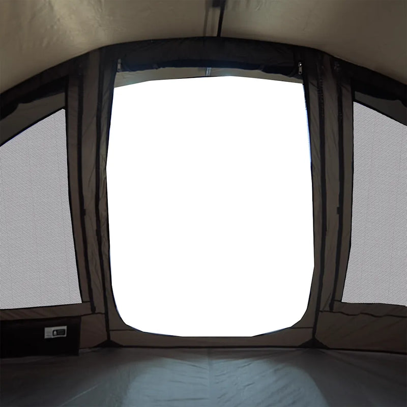 Fishing Tent 5-Person Brown Waterproof