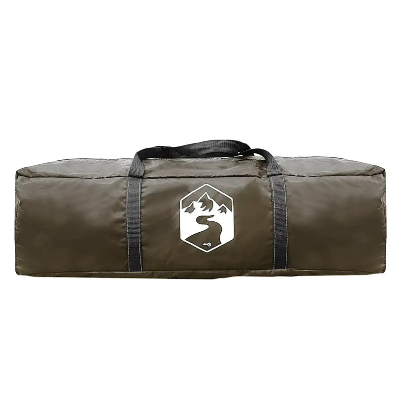 Camping Tent Tunnel 4-Person Brown Waterproof