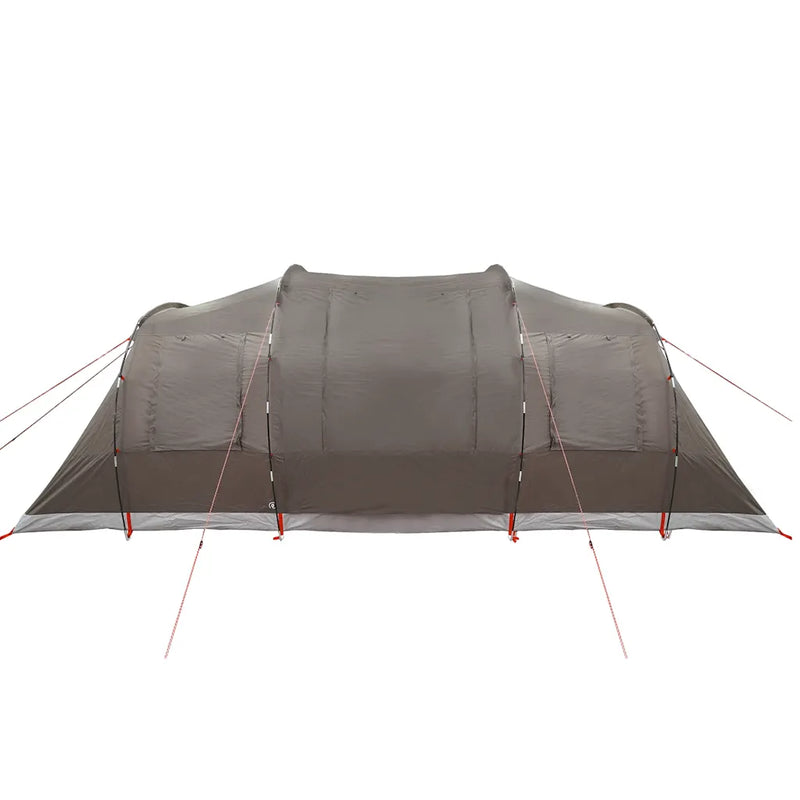 Camping Tent Tunnel 4-Person Brown Waterproof