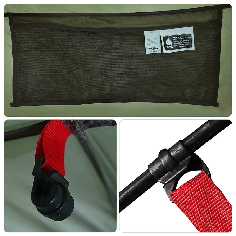 Shower Tent Olive Green Waterproof