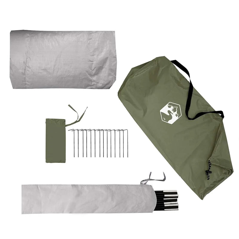 Camping Tent 2-Person Olive Green Waterproof