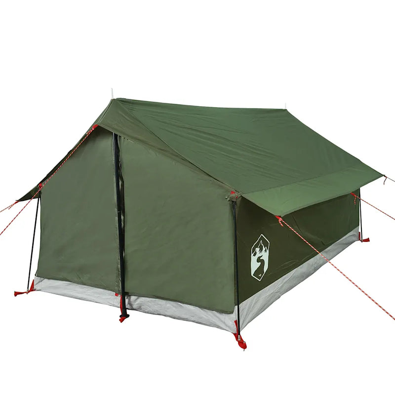 Camping Tent 2-Person Olive Green Waterproof