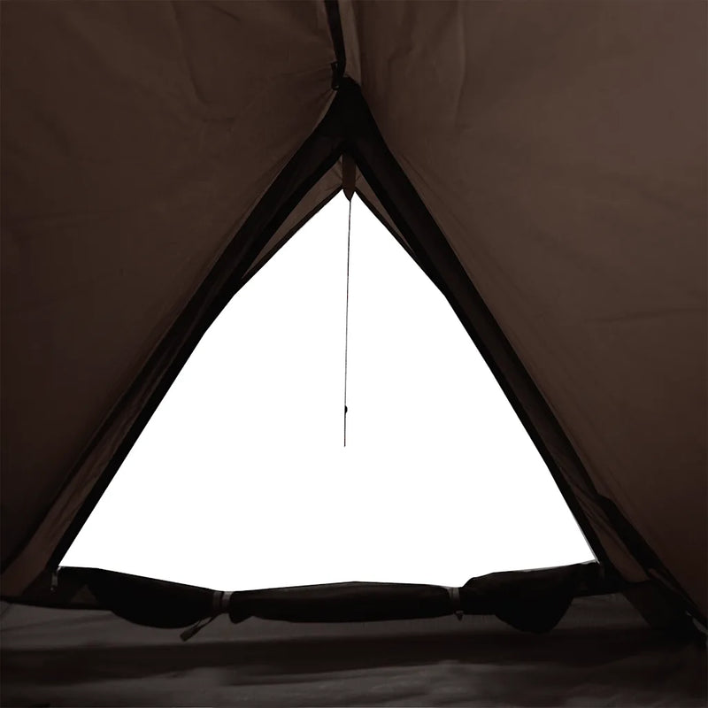 Camping Tent 2-Person Brown Waterproof