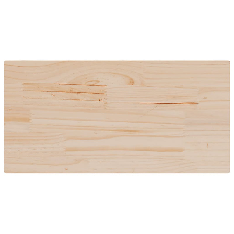 vidaXL Table Tops 2 pcs 80x40x1.7 cm Rectangular Solid Wood Pine