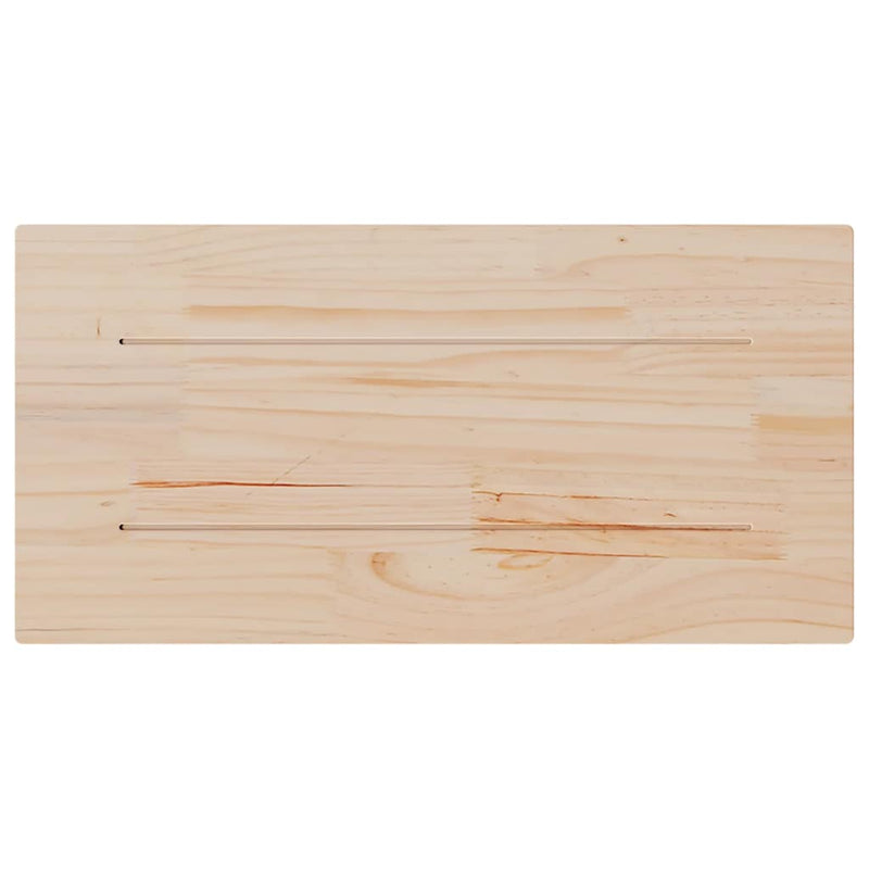 vidaXL Table Tops 2 pcs 80x40x1.7 cm Rectangular Solid Wood Pine