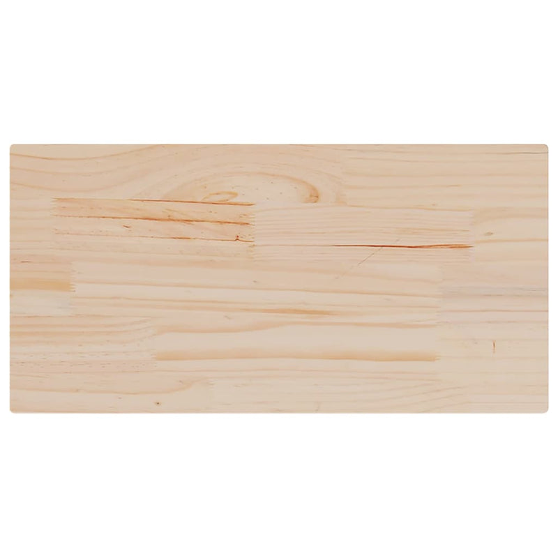 vidaXL Table Tops 4 pcs 90x45x1.7 cm Rectangular Solid Wood Pine
