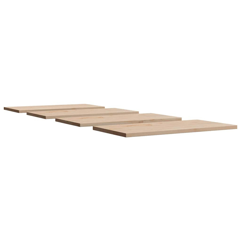vidaXL Table Tops 4 pcs 90x45x1.7 cm Rectangular Solid Wood Pine