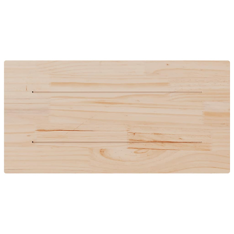 vidaXL Table Tops 2 pcs 80x40x2.5 cm Rectangular Solid Wood Pine