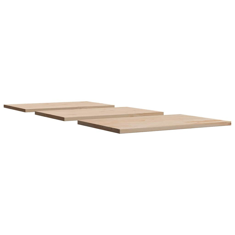 vidaXL Table Tops 3 pcs 80x53x2.5 cm Rectangular Solid Wood Pine