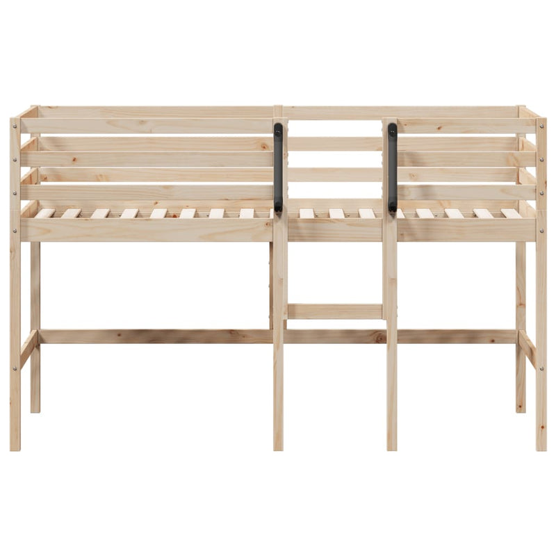 vidaXL Kids' Loft Bed without Mattress 90x190 cm Solid Wood Pine