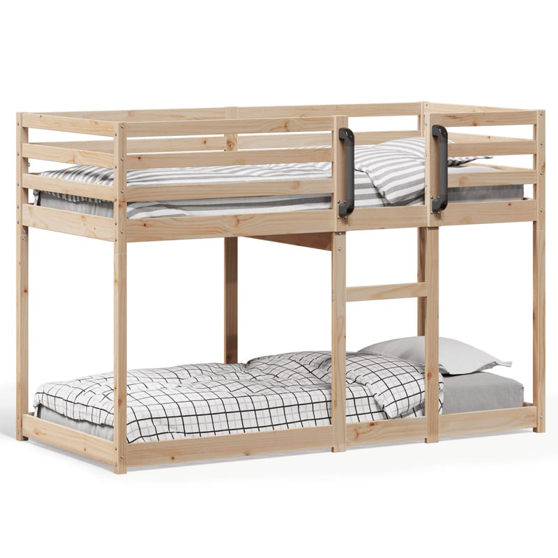 vidaXL Bunk Bed without Mattress 92x187 cm Single Solid Wood Pine