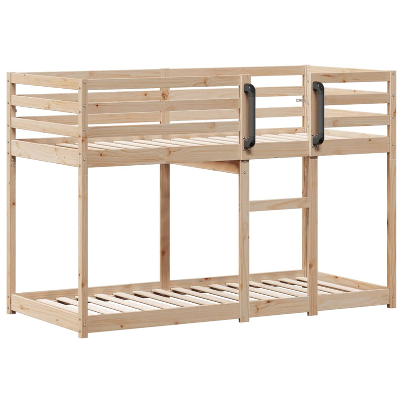 vidaXL Bunk Bed without Mattress 92x187 cm Single Solid Wood Pine