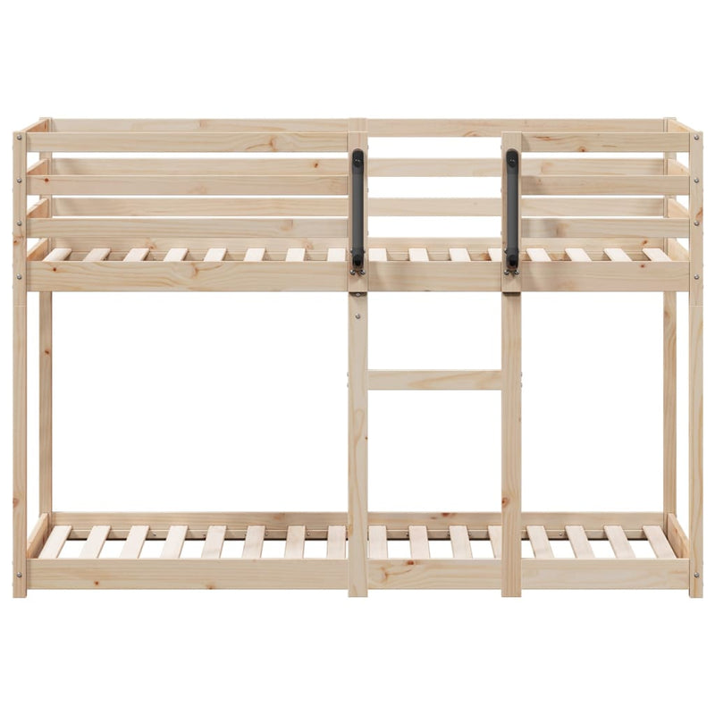vidaXL Bunk Bed without Mattress 92x187 cm Single Solid Wood Pine
