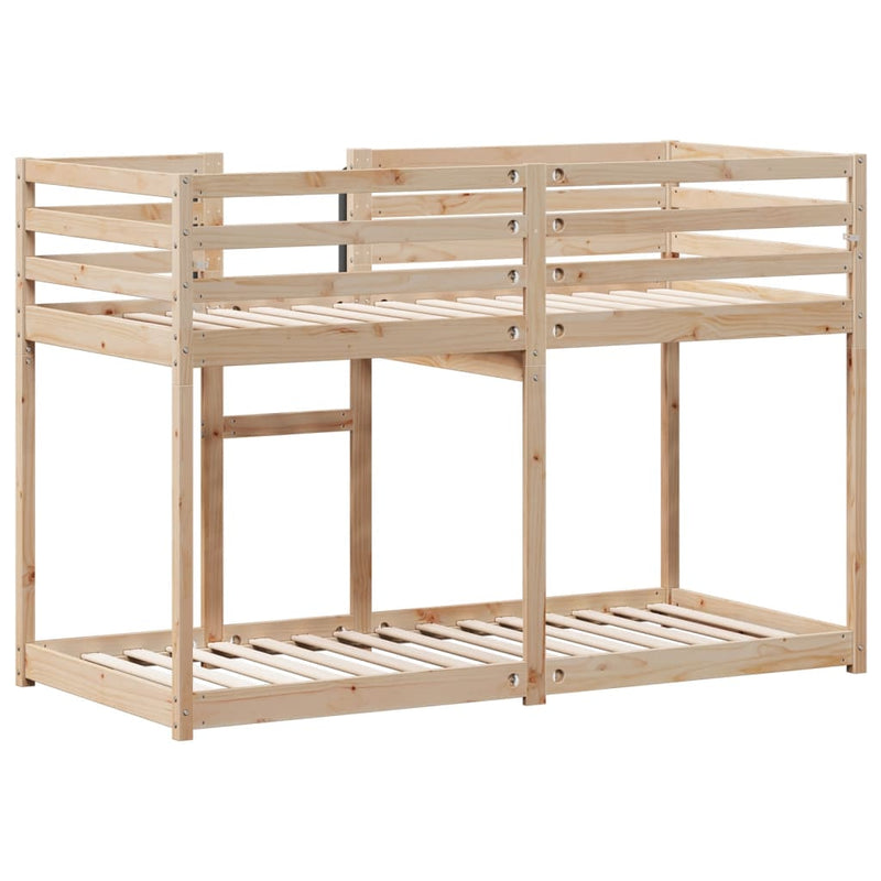 vidaXL Bunk Bed without Mattress 92x187 cm Single Solid Wood Pine