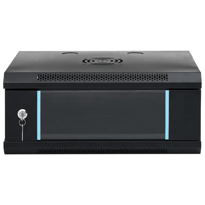 vidaXL 4U Wall Mounted Network Cabinet 19" IP20 53x40x21 cm