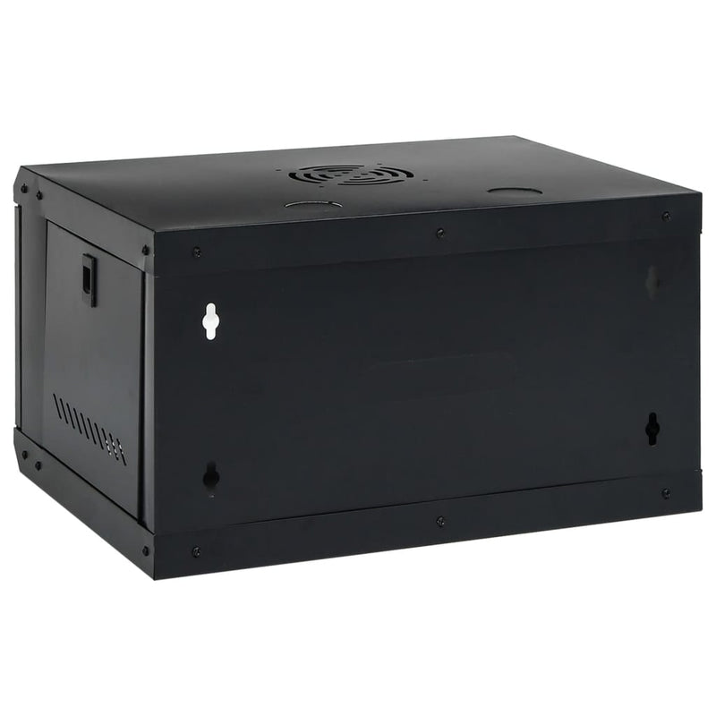 vidaXL 6U Wall Mounted Network Cabinet 19" IP20 53x40x30 cm
