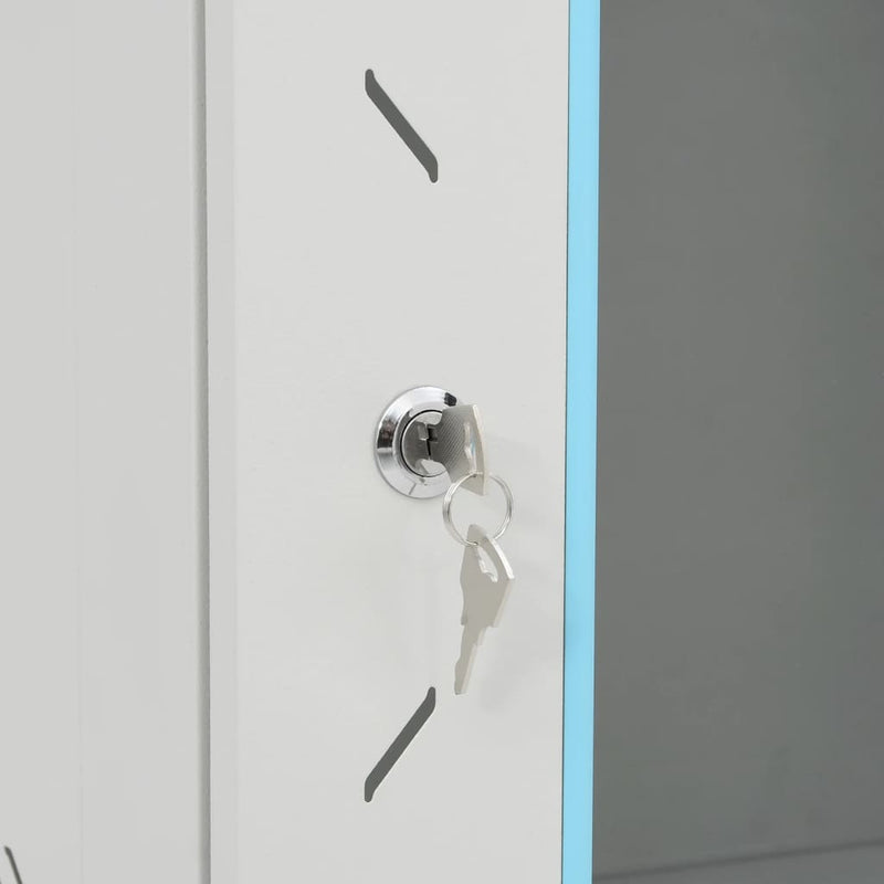 vidaXL 6U Wall Mounted Network Cabinet 19" IP20 53x40x30 cm