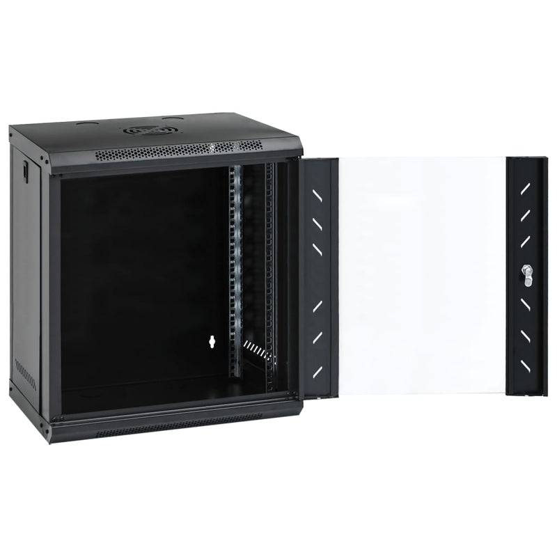 vidaXL 12U Wall Mounted Network Cabinet 19" IP20 53x40x60 cm