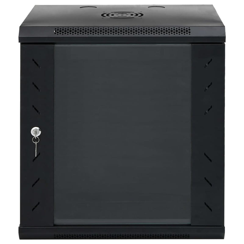 vidaXL 12U Wall Mounted Network Cabinet 19" IP20 53x40x60 cm