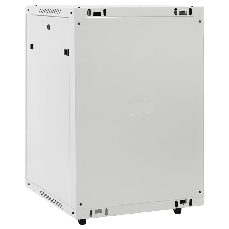 vidaXL 15U Network Cabinet with Swivel Feet 19" IP20 60x45x86 cm