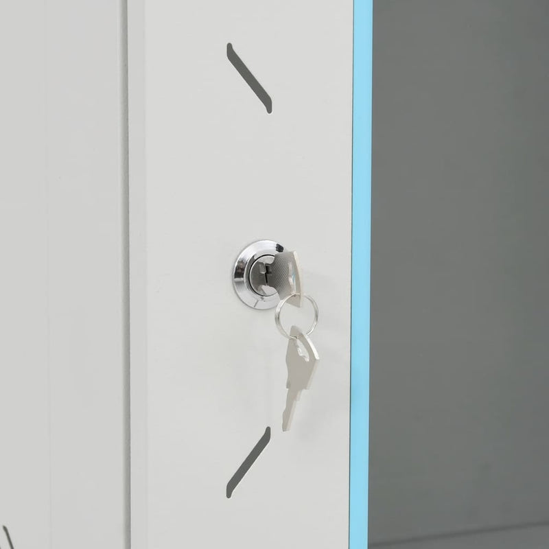 vidaXL 15U Network Cabinet with Swivel Feet 19" IP20 60x45x86 cm