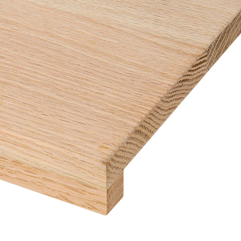 Stair Treads 4 pcs Untreated 90x25x2 cm Solid Wood Oak