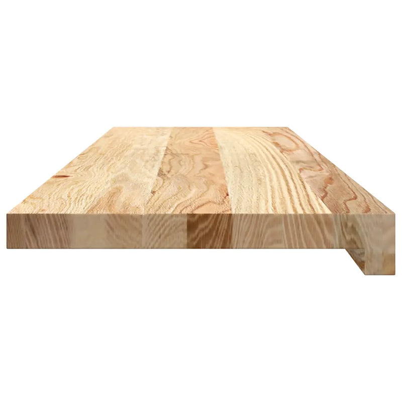 Stair Treads 4 pcs Untreated 80x30x2 cm Solid Wood Oak