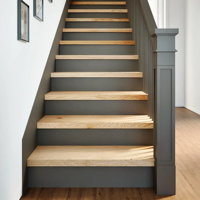 Stair Treads 4 pcs Untreated 80x30x2 cm Solid Wood Oak