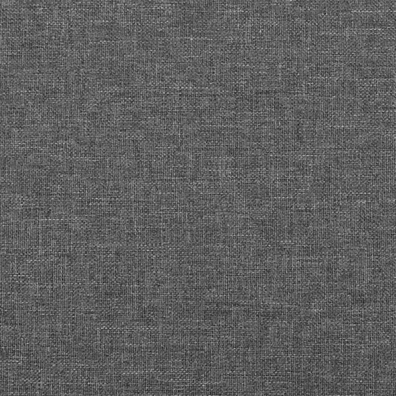 Bed Frame without Mattress Dark Grey 107x203 cm King Single Size Fabric
