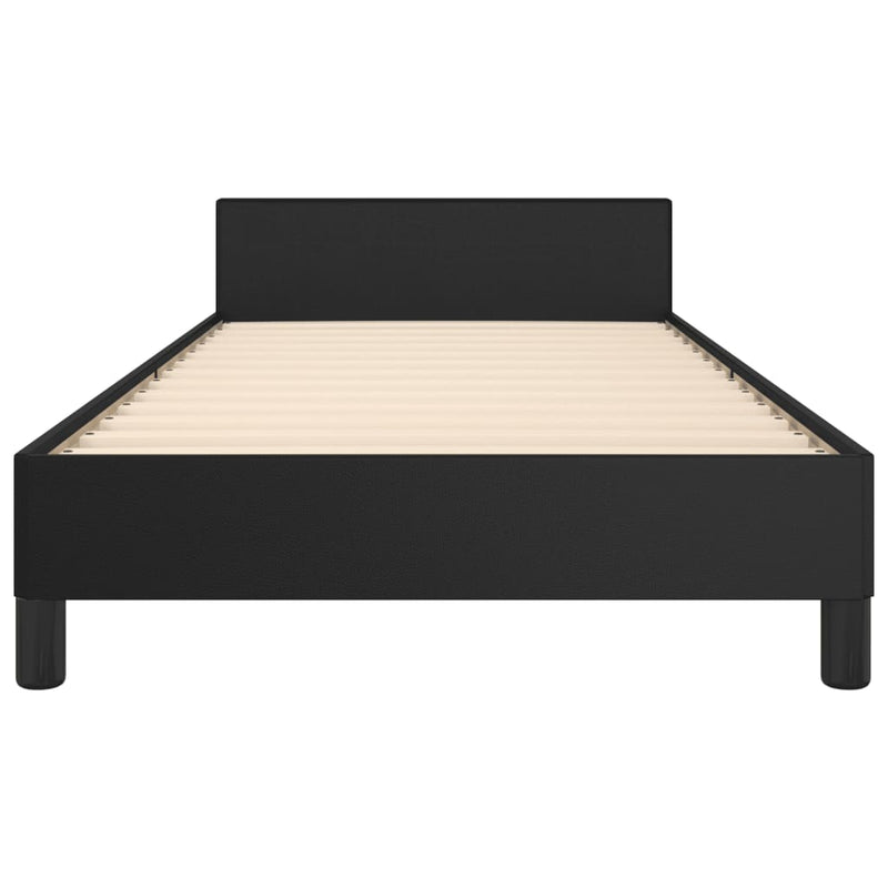 vidaXL Bed Frame without Mattress Black 107x203 cm King Single Size Velvet