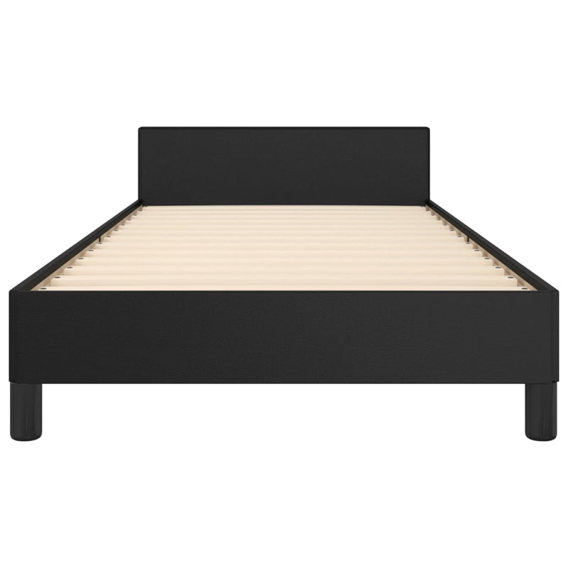 vidaXL Bed Frame without Mattress Black 107x203 cm King Single Size Velvet