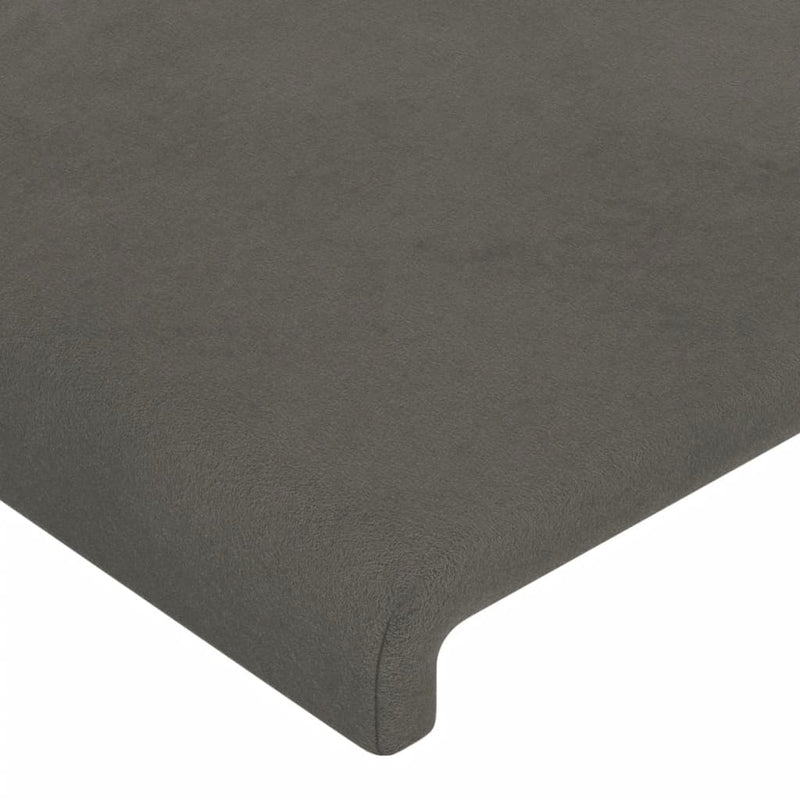 vidaXL Bed Frame without Mattress Dark Grey 152x203 cm Queen Velvet