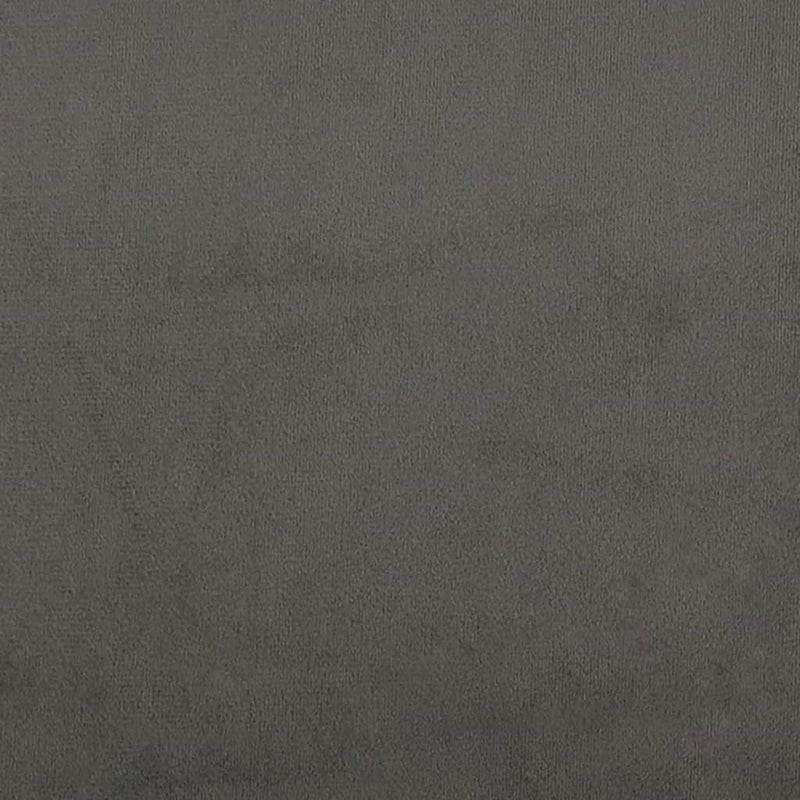 vidaXL Bed Frame without Mattress Dark Grey 107x203 cm King Single Size Velvet