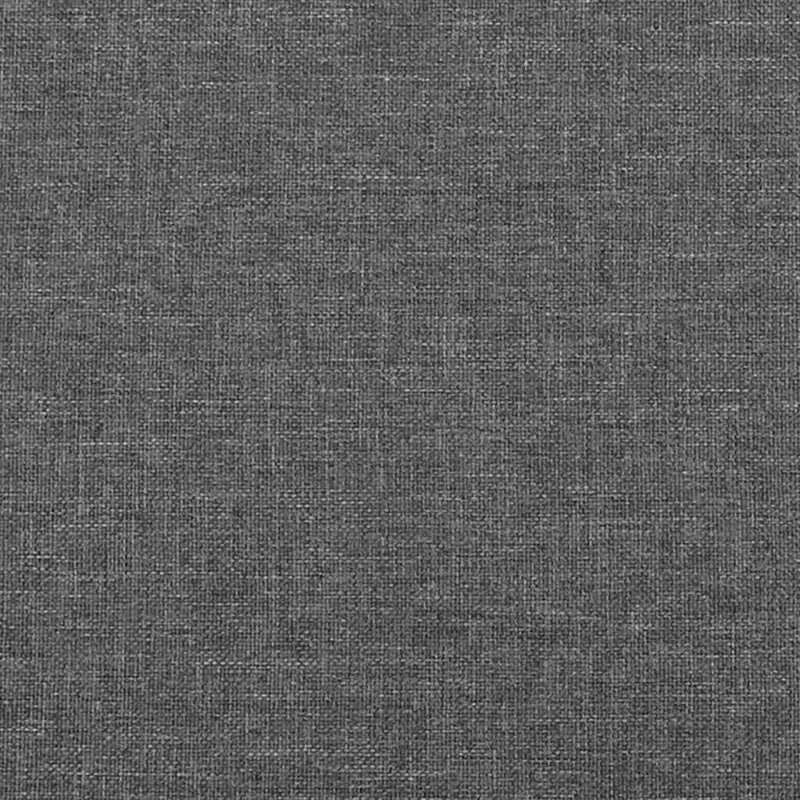 vidaXL Box Spring Bed with Mattress Dark Grey 153x203 cm Queen Size Fabric