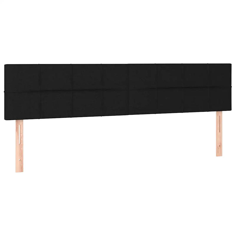 Box Spring Bed with Mattress Black 152x203 cm Queen Velvet
