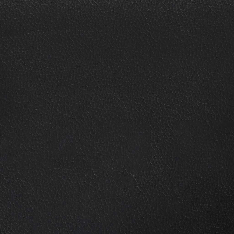 vidaXL Box Spring Bed with Mattress&LED Black 153x203 cm Queen Size Faux Leather