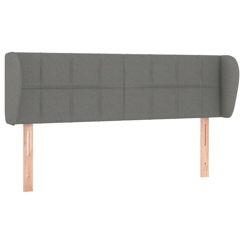 vidaXL Box Spring Bed with Mattress Dark Grey 153x203 cm Queen Size Fabric