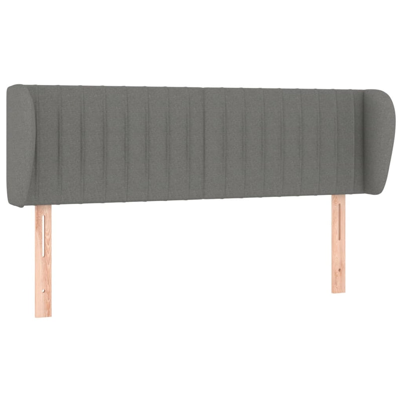 vidaXL Box Spring Bed with Mattress Dark Grey 153x203 cm Queen Size Fabric