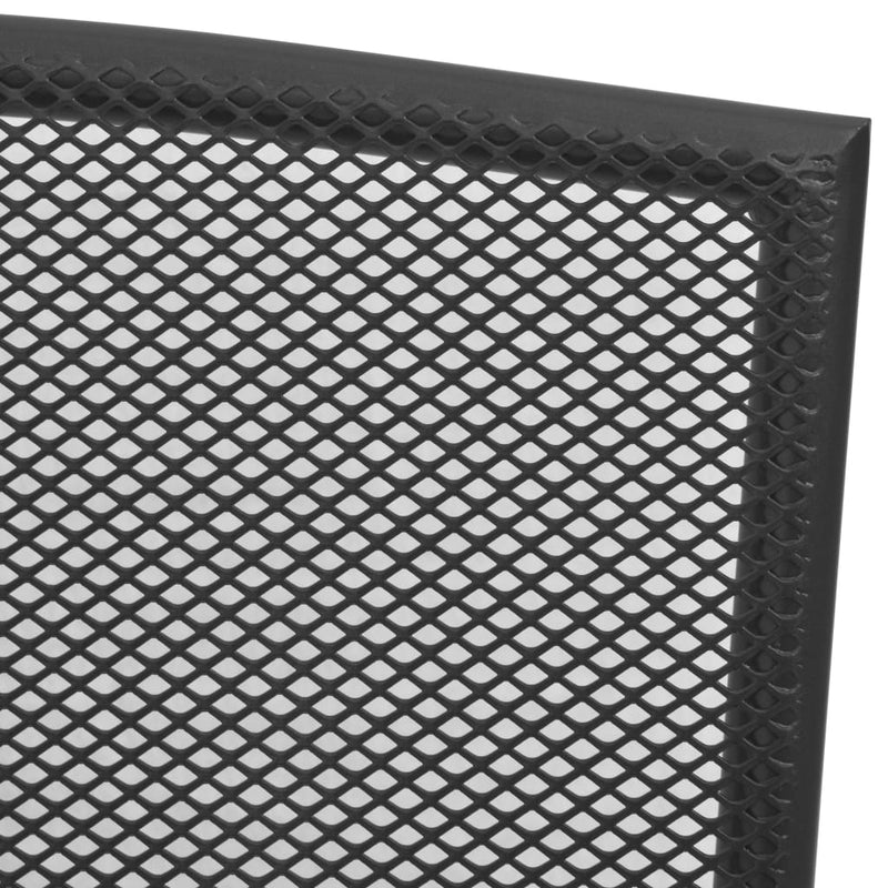 vidaXL Stackable Garden Chair Set 5 Piece Anthracite Powder-coated Steel