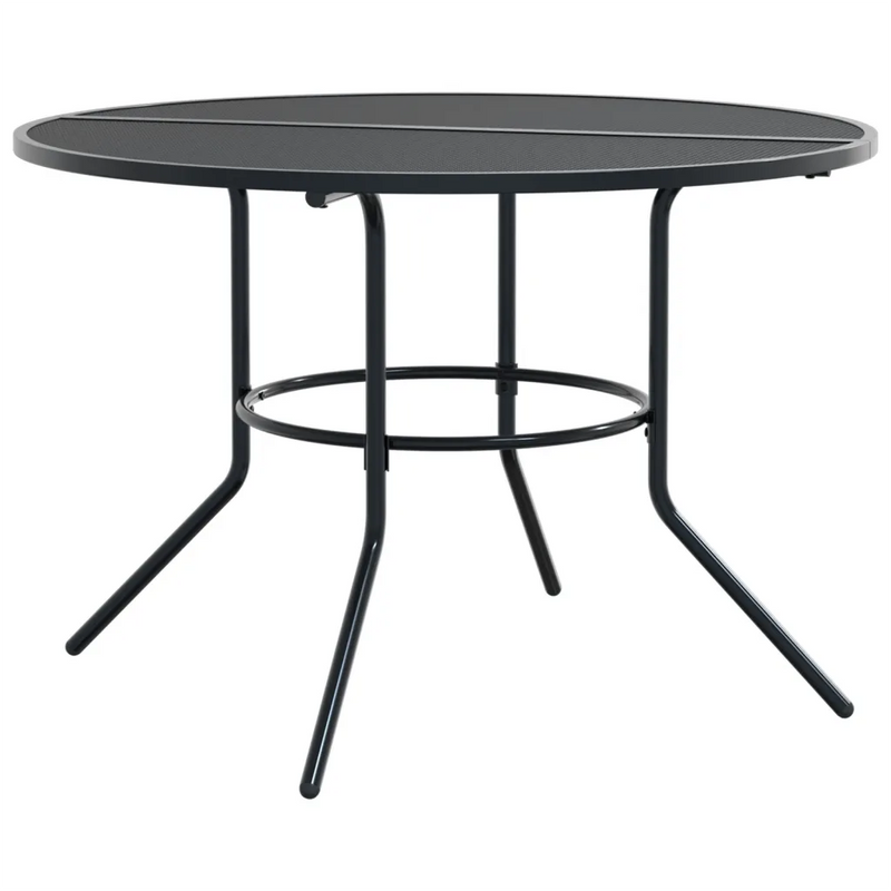Stackable Garden Chair Set 5 Piece Anthracite Powder-coated Steel